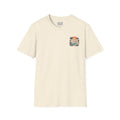 SplashDrop Beach Pocket T-Shirt — Retro Palm Sunset Graphic
